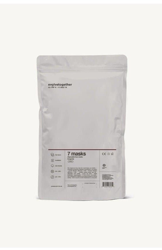 Shop Evolve Together Evolve Together 7 Day Alberta Burgundy Face Masks Face Mask for women – premium loungewear and festival fashion at Spoiled Brat