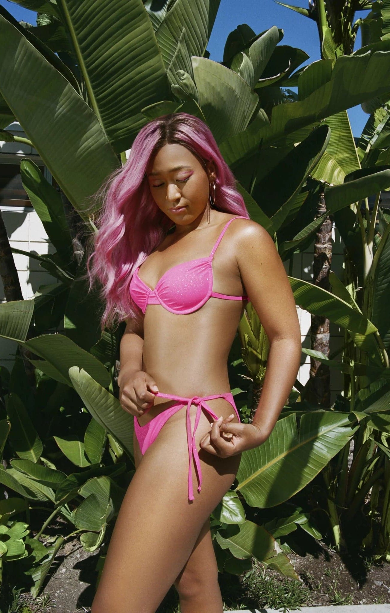 Shop Frankies Bikinis Frankies Bikinis Maggie Underwire Glitter Bikini Top in Cosmos Bikini Top for women – premium loungewear and festival fashion at Spoiled Brat