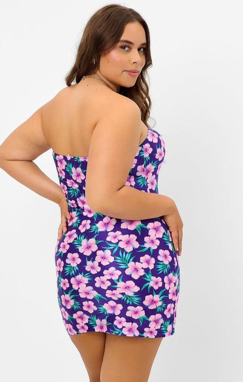 Shop Frankies Bikinis Frankies Bikinis Palmer Shine Strapless Tube Dress Midi Dress for women – premium loungewear and festival fashion at Spoiled Brat
