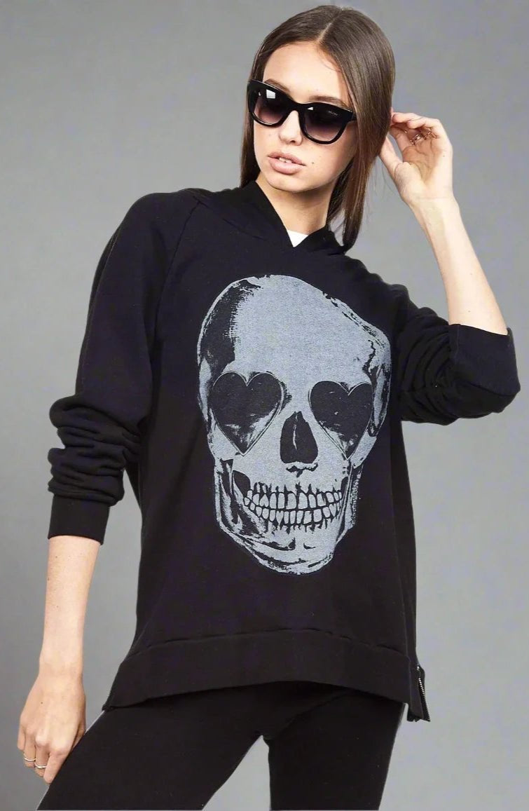 Lauren Moshi Corbin Heart Eye Skull Pullover by Lauren Moshi – Pullover – XS | Spoiled Brat UK