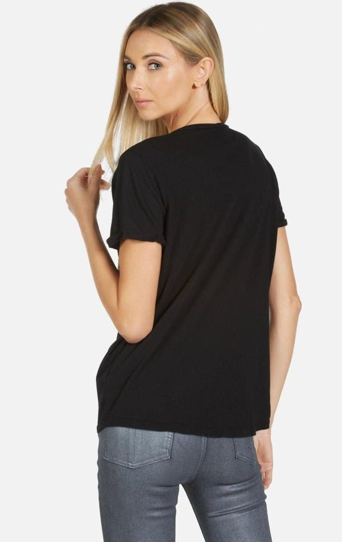 Shop Lauren Moshi Lauren Moshi Edda Crystal Sprinkle Lip T-Shirt T-Shirt for women – premium loungewear and festival fashion at Spoiled Brat