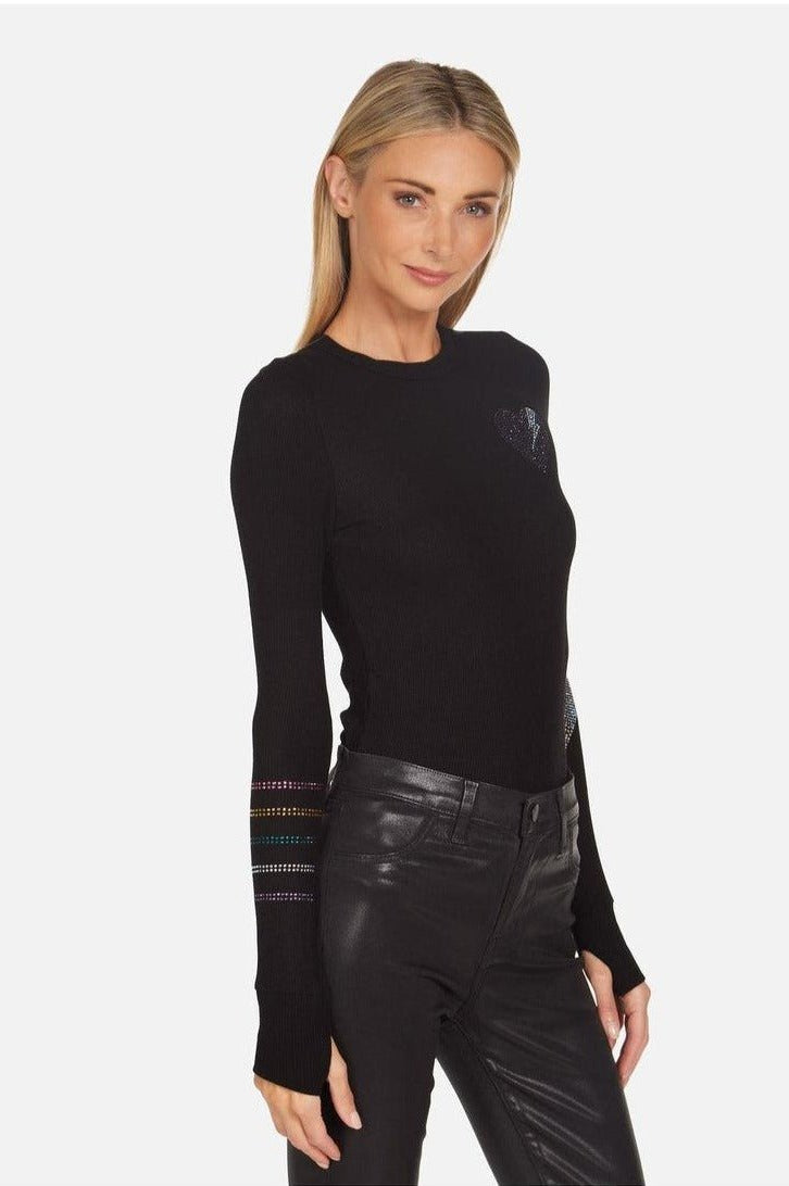 Shop Lauren Moshi Lauren Moshi McKinley Rays of Love Thermal Top Long Sleeved Top for women – premium loungewear and festival fashion at Spoiled Brat