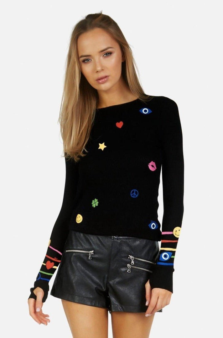 Shop Lauren Moshi Lauren Moshi McKinley X Elements Rainbow Thermal Top Long Sleeved Top for women – premium loungewear and festival fashion at Spoiled Brat