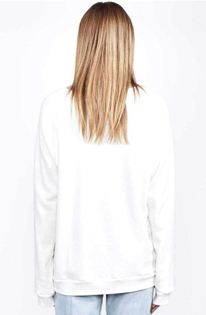 Shop Lauren Moshi Lauren Moshi Noleta Zipper Mouth Sweatshirt Sweater for women – premium loungewear and festival fashion at Spoiled Brat