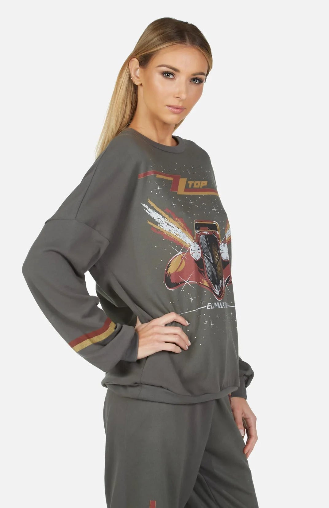 Shop Lauren Moshi Lauren Moshi Sierra ZZ Top Eliminator Boyfriend Pullover Sweater for women – premium loungewear and festival fashion at Spoiled Brat