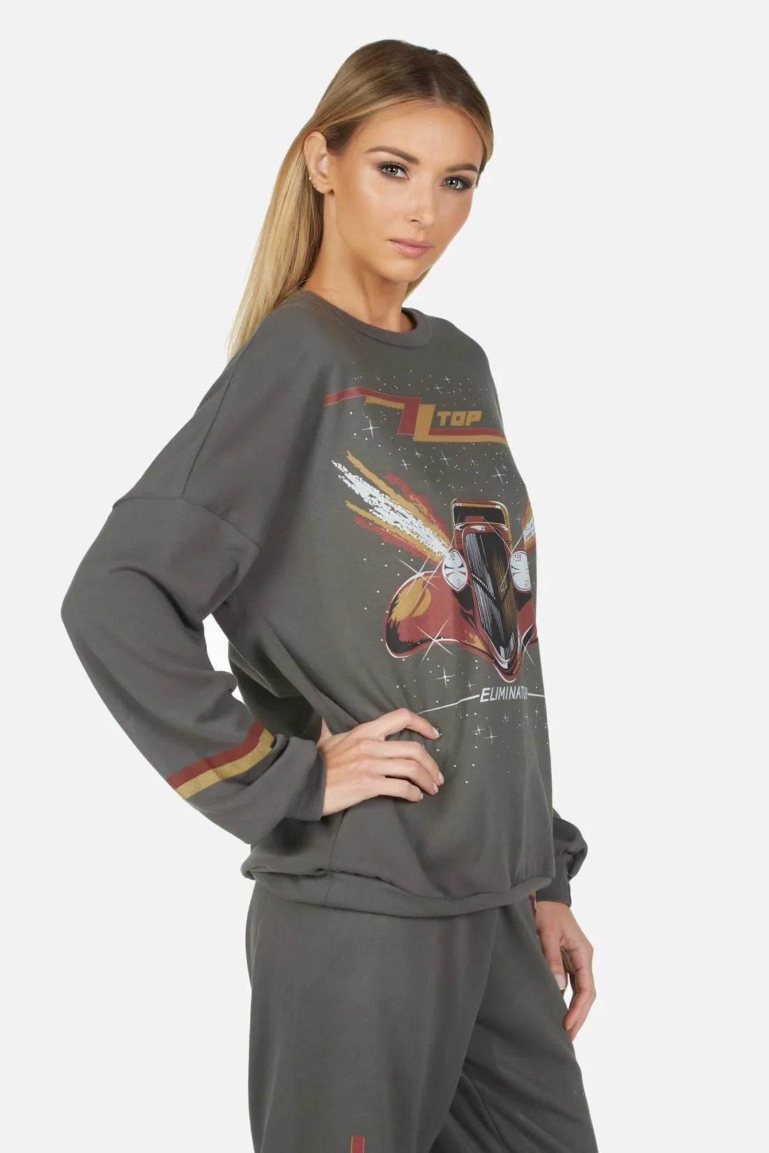 Shop Lauren Moshi Lauren Moshi Sierra ZZ Top Eliminator Boyfriend Pullover Sweater for women – premium loungewear and festival fashion at Spoiled Brat