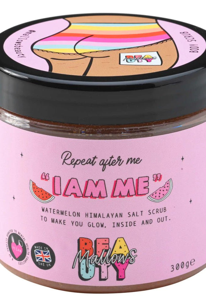 Shop Mallows Beauty Mallows Beauty Watermelon Pink Himalayan Body Scrub Beauty Kit for women – premium loungewear and festival fashion at Spoiled Brat