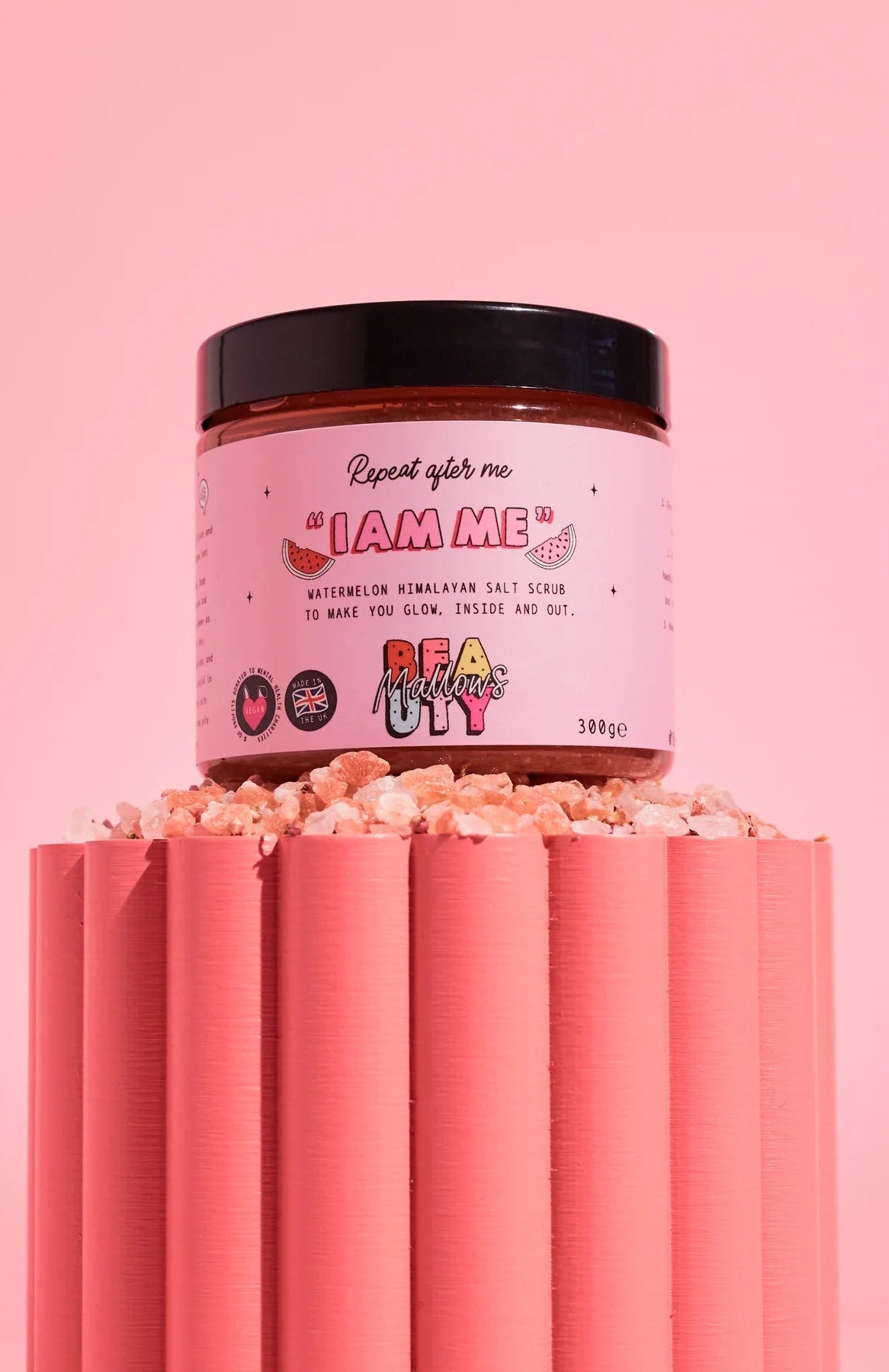Shop Mallows Beauty Mallows Beauty Watermelon Pink Himalayan Body Scrub Beauty Kit for women – premium loungewear and festival fashion at Spoiled Brat