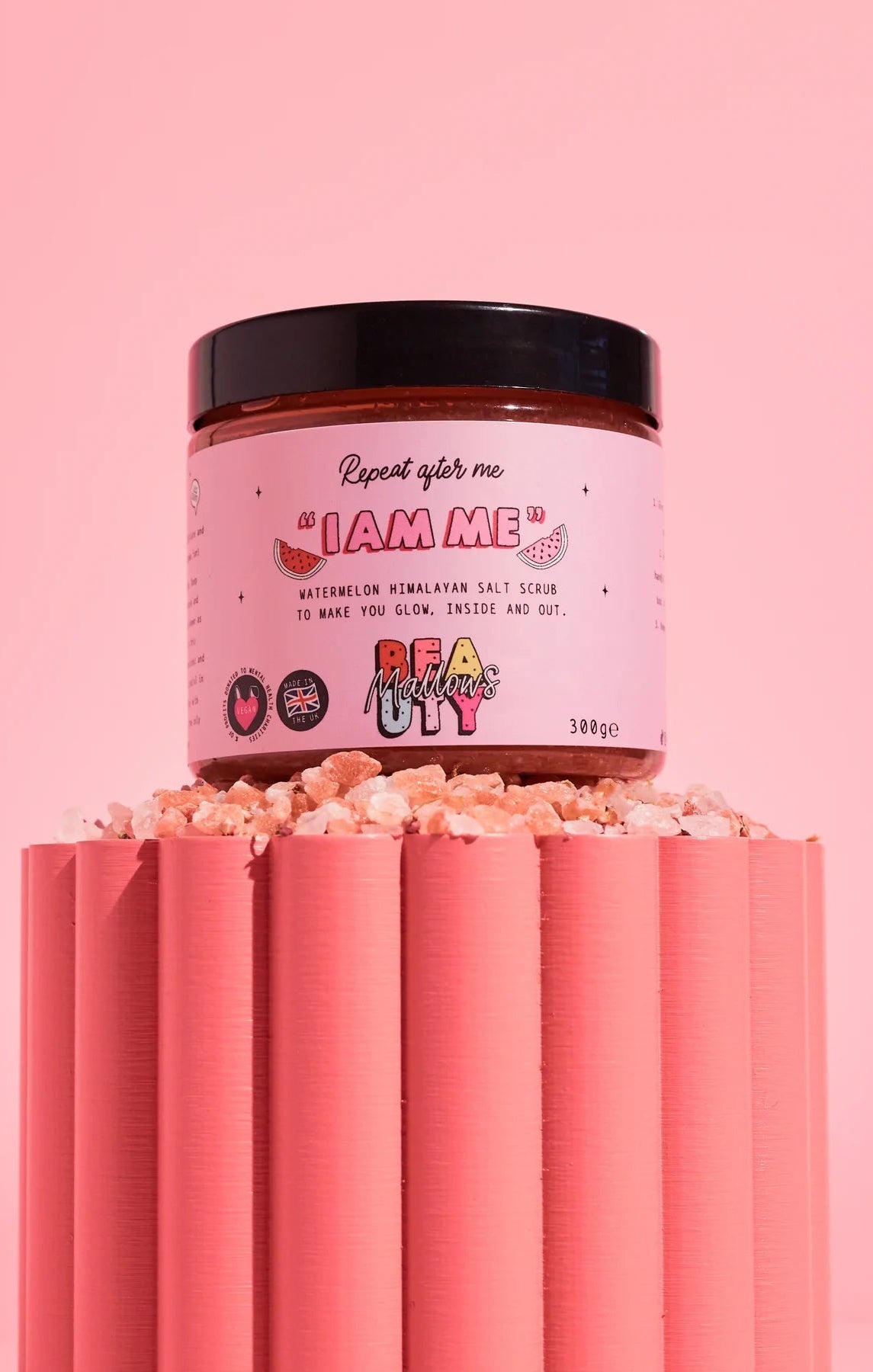 Shop Mallows Beauty Mallows Beauty Watermelon Pink Himalayan Body Scrub Beauty Kit for women – premium loungewear and festival fashion at Spoiled Brat