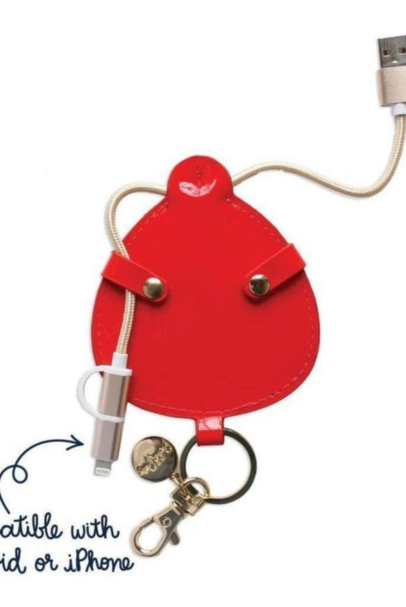 Shop Packed Party Packed Party Buzz Buzz Charging Cord Keyring Portable Charger for women – premium loungewear and festival fashion at Spoiled Brat