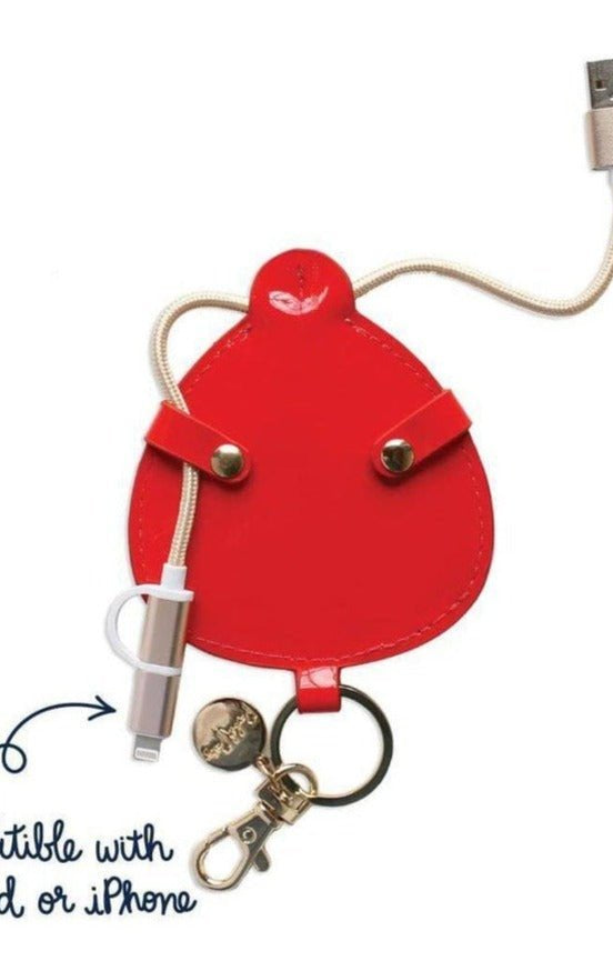 Shop Packed Party Packed Party Buzz Buzz Charging Cord Keyring Portable Charger for women – premium loungewear and festival fashion at Spoiled Brat