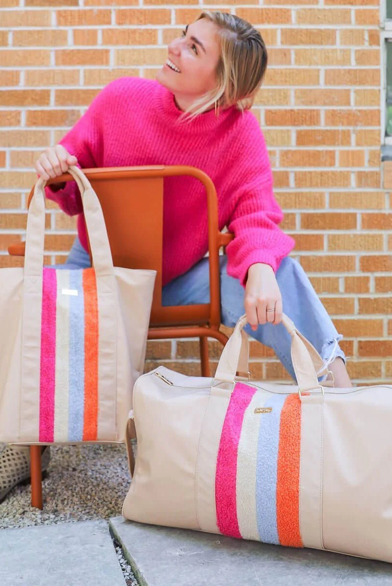 Shop Packed Party Packed Party Cozy Up Duffle Bag Tote Bag for women – premium loungewear and festival fashion at Spoiled Brat