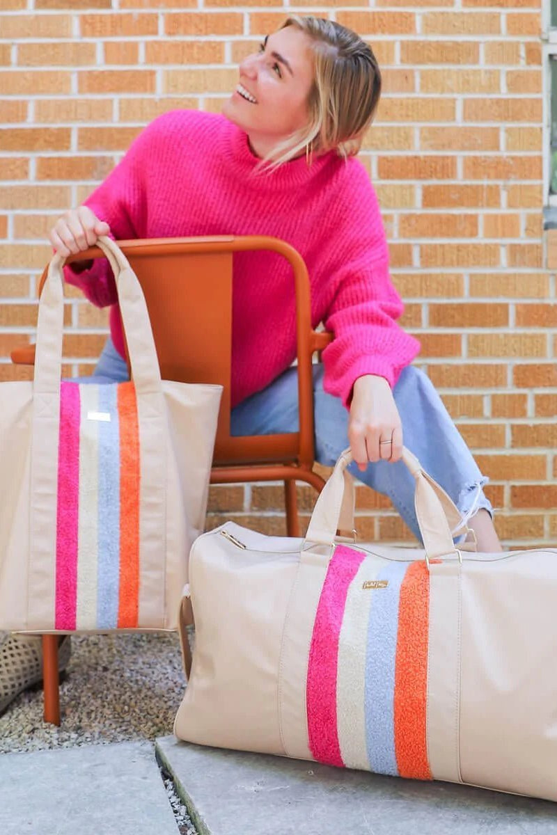 Shop Packed Party Packed Party Cozy Up Duffle Bag Tote Bag for women – premium loungewear and festival fashion at Spoiled Brat