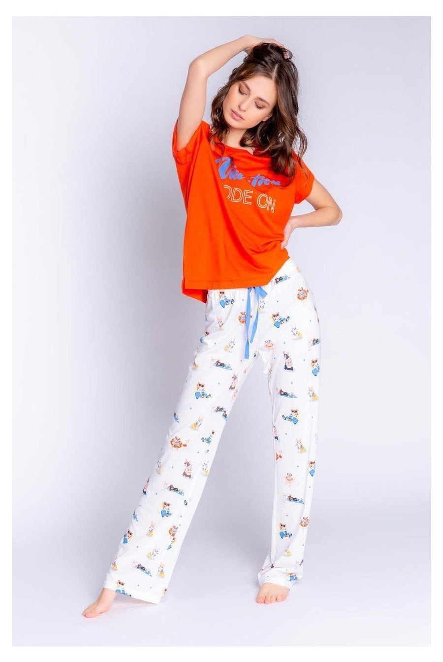 Shop PJ Salvage PJ Salvage Playful Prints Vacation Mode PJ Pants Pyjamas for women – premium loungewear and festival fashion at Spoiled Brat