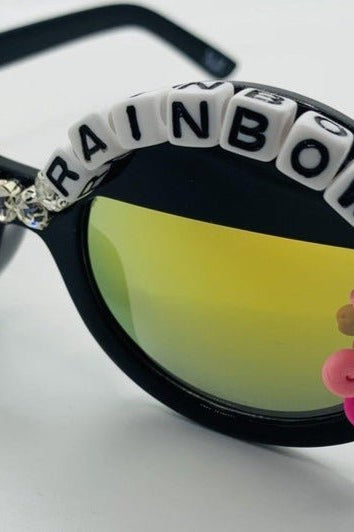 Shop Rad and Refined Rad & Refined Cadillac & Rainbows Statement Sunglasses Sunglasses for women – premium loungewear and festival fashion at Spoiled Brat