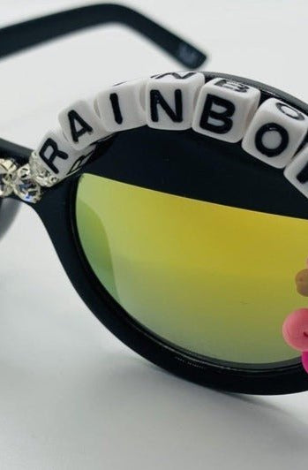 Shop Rad and Refined Rad & Refined Cadillac & Rainbows Statement Sunglasses Sunglasses for women – premium loungewear and festival fashion at Spoiled Brat