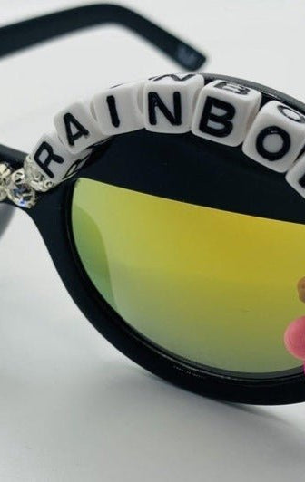 Shop Rad and Refined Rad & Refined Cadillac & Rainbows Statement Sunglasses Sunglasses for women – premium loungewear and festival fashion at Spoiled Brat