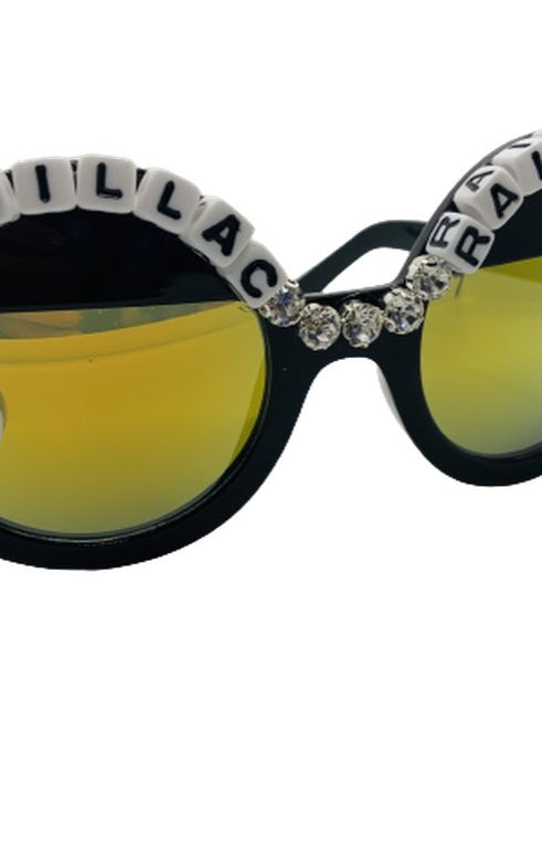 Shop Rad and Refined Rad & Refined Cadillac & Rainbows Statement Sunglasses Sunglasses for women – premium loungewear and festival fashion at Spoiled Brat