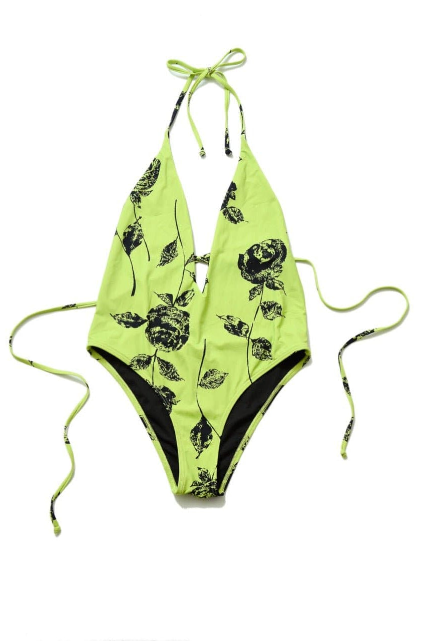 Shop Bitching & Junkfood Bitching & Junkfood CHER One - Piece Swimsuit Neon Rose Swimsuit for women – premium loungewear and festival fashion at Spoiled Brat