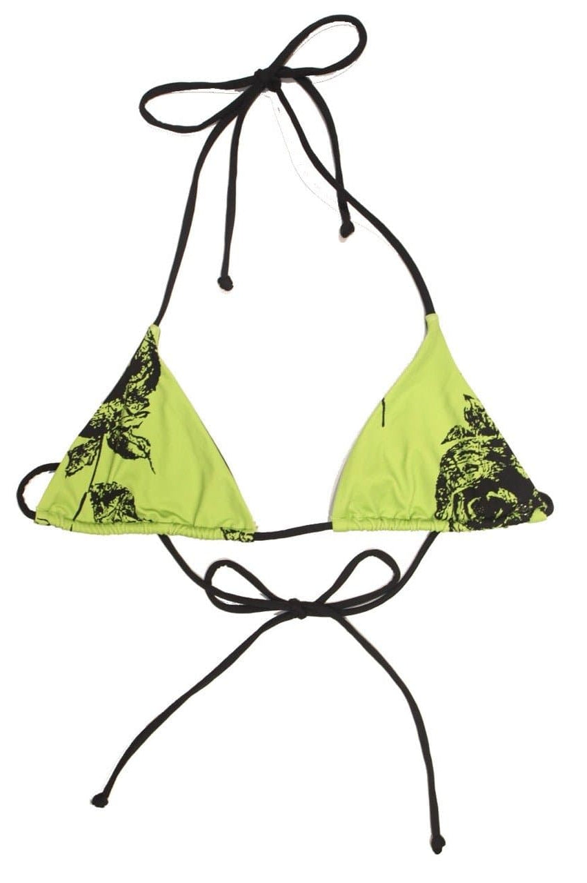 Shop Bitching & Junkfood Bitching & Junkfood DUA Bikini Top Neon Rose Bikini Top for women – premium loungewear and festival fashion at Spoiled Brat