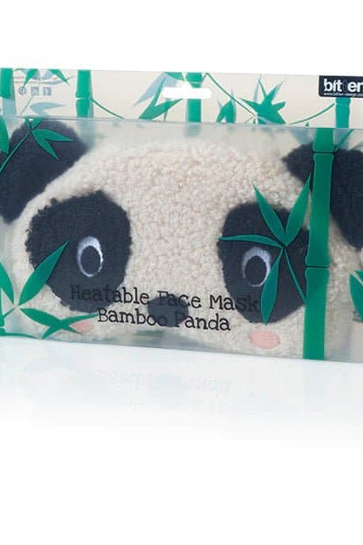 Bitten Design Heatable Panda Face Mask Face Mask by Bitten as seen on celebrities