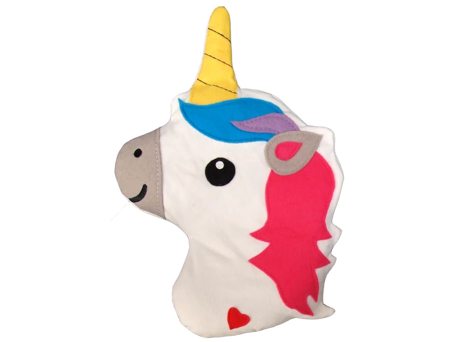 Shop Bitten Bitten Design Huggable Unicorn Head Hot Water Bottle for women – premium loungewear and festival fashion at Spoiled Brat