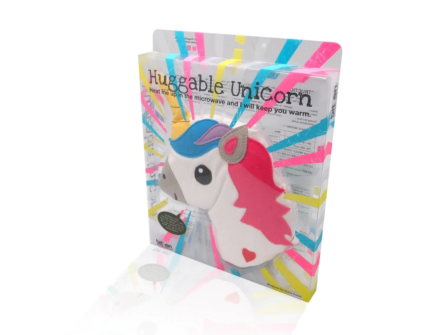 Shop Bitten Bitten Design Huggable Unicorn Head Hot Water Bottle for women – premium loungewear and festival fashion at Spoiled Brat