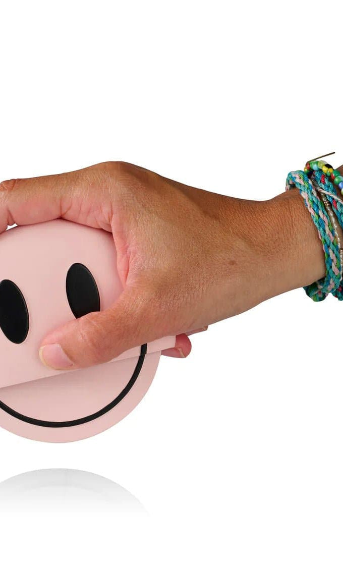 Bitten Happy Sad Mood Pizza Cutter Mug by Bitten as seen on celebrities