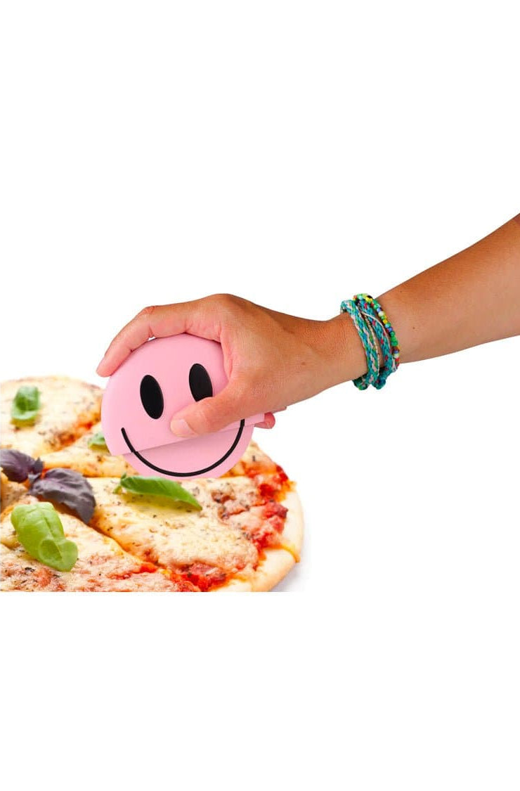 Bitten Happy Sad Mood Pizza Cutter Mug by Bitten as seen on celebrities