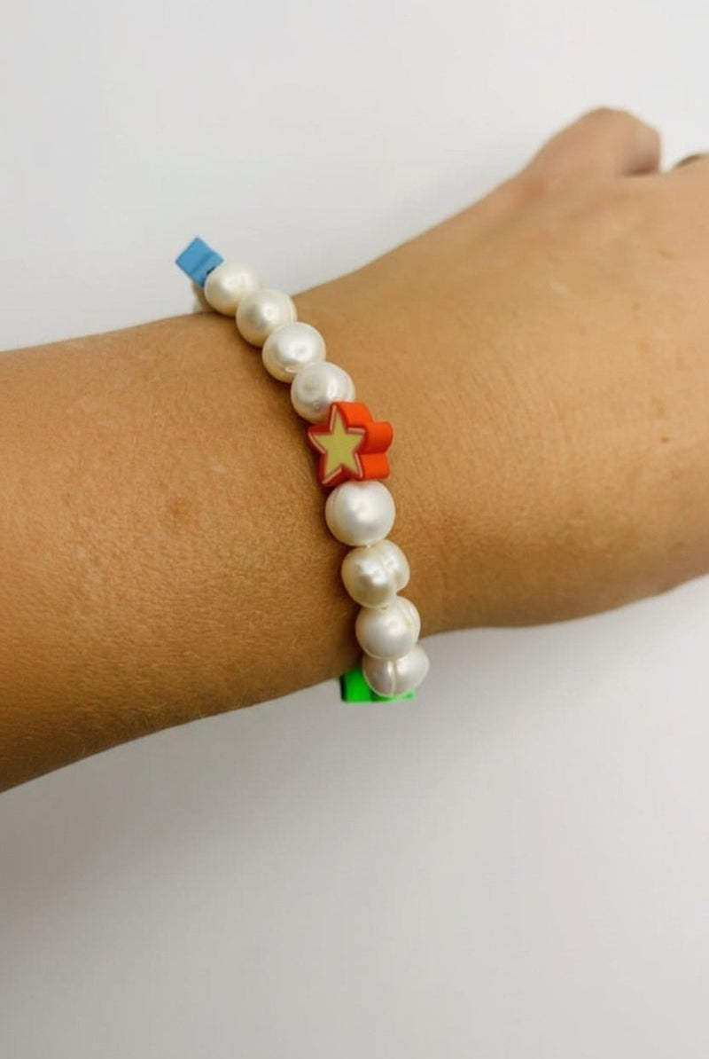Shop Bracha Bracha All Fun Star Pearl Bracelet Bracelet for women – premium loungewear and festival fashion at Spoiled Brat