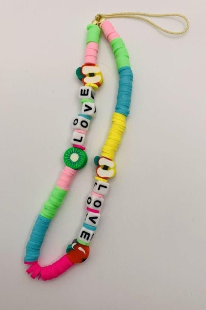 Bracha Fruit Mix Phone Chain Phone Case by Bracha as seen on celebrities