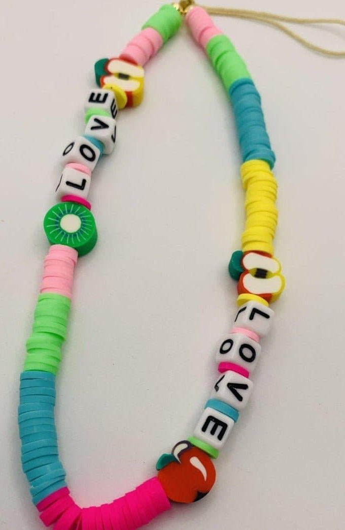 Bracha Fruit Mix Phone Chain Phone Case by Bracha as seen on celebrities