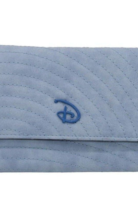 Buckle Down Disney Logo Sky Blue Fold Over Wallet Wallet by Buckle Down Products as seen on celebrities