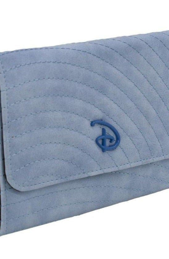 Buckle Down Disney Logo Sky Blue Fold Over Wallet Wallet by Buckle Down Products as seen on celebrities