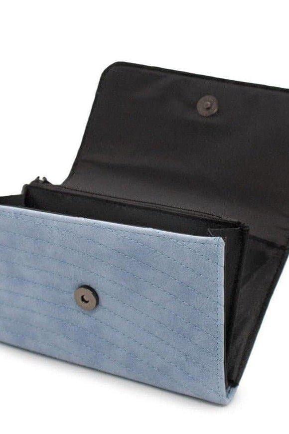 Buckle Down Disney Logo Sky Blue Fold Over Wallet Wallet by Buckle Down Products as seen on celebrities