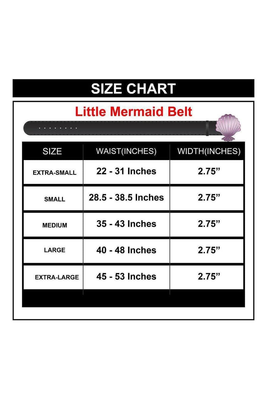 Buckle Down Disney The Little Mermaid Ariel Buckle Belt - Spoiled Brat