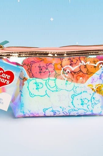 Fizz Creations Care Bears Hair Turban & Cosmetics Bag Set Scarf by Fizz Creations as seen on celebrities