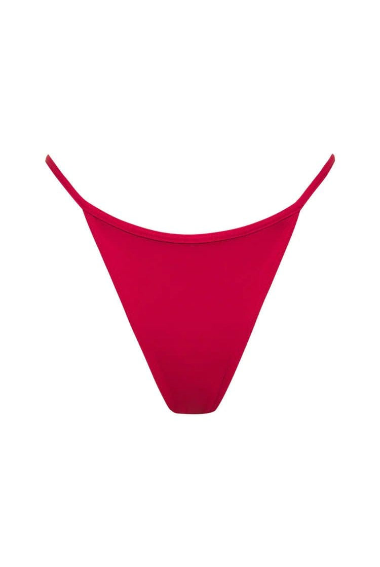 Frankies Bikinis x PAMELA ANDERSON Zeus Cheeky Bikini Bottom by Frankies Bikinis – Bikini Bottoms – Red | Spoiled Brat UK
