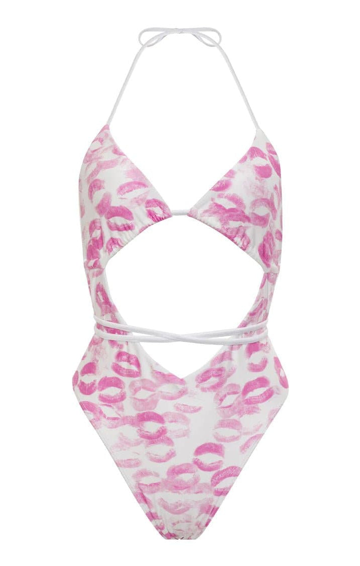 Shop Frankies Bikinis Frankies Bikinis x SYDNEY SWEENEY Gemma Wrap One Piece Swimsuit Swimsuit for women – premium loungewear and festival fashion at Spoiled Brat