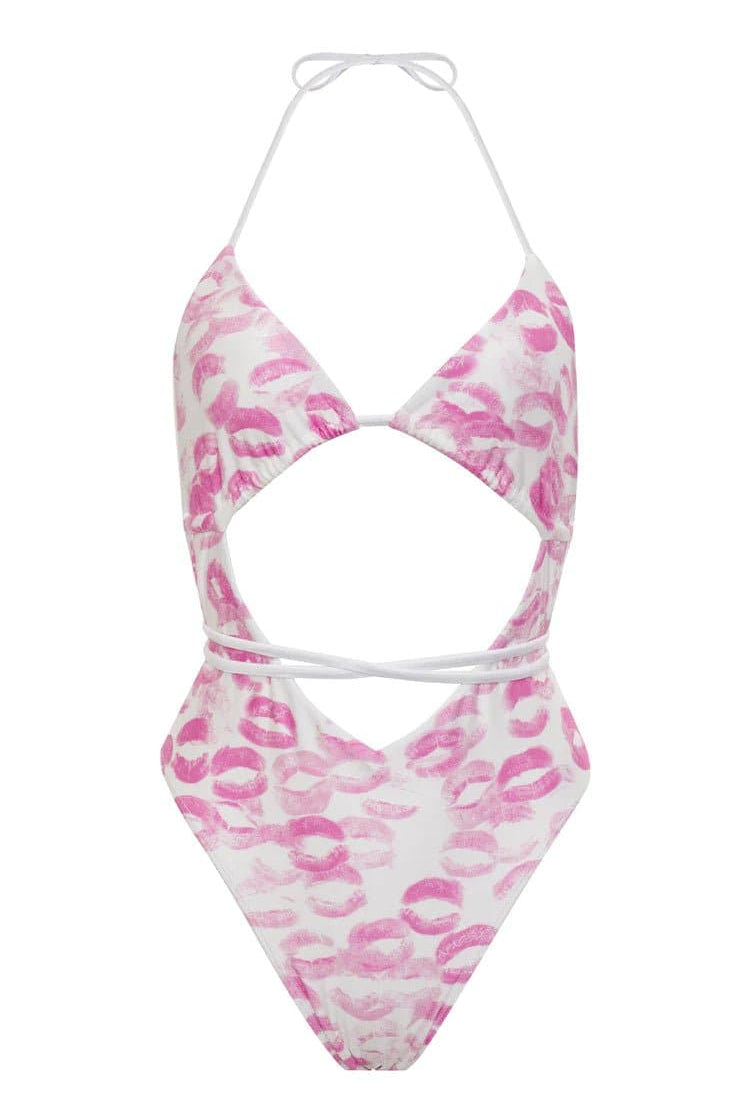Shop Frankies Bikinis Frankies Bikinis x SYDNEY SWEENEY Gemma Wrap One Piece Swimsuit Swimsuit for women – premium loungewear and festival fashion at Spoiled Brat