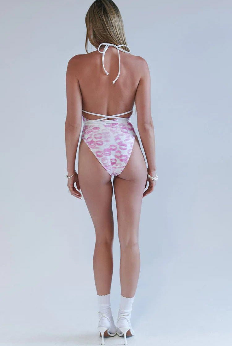 Shop Frankies Bikinis Frankies Bikinis x SYDNEY SWEENEY Gemma Wrap One Piece Swimsuit Swimsuit for women – premium loungewear and festival fashion at Spoiled Brat