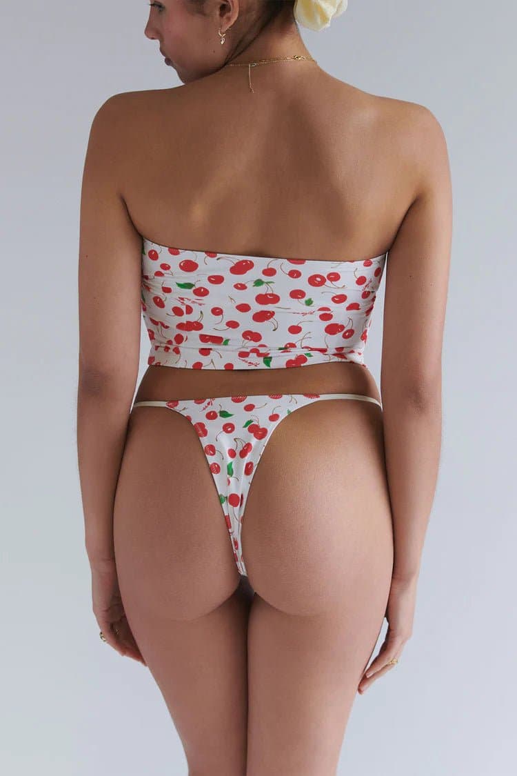 Frankies Bikinis x SYDNEY SWEENEY Rocky Strapless Bikini Top by Frankies Bikinis – Swimsuit – White | Spoiled Brat UK