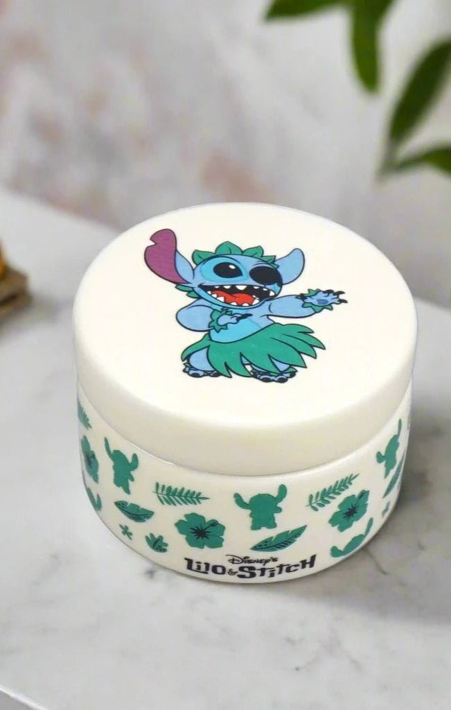 Shop Half Moon Bay Disney Lilo & Stitch Ceramic Round Box Jewellery Box for women – premium loungewear and festival fashion at Spoiled Brat