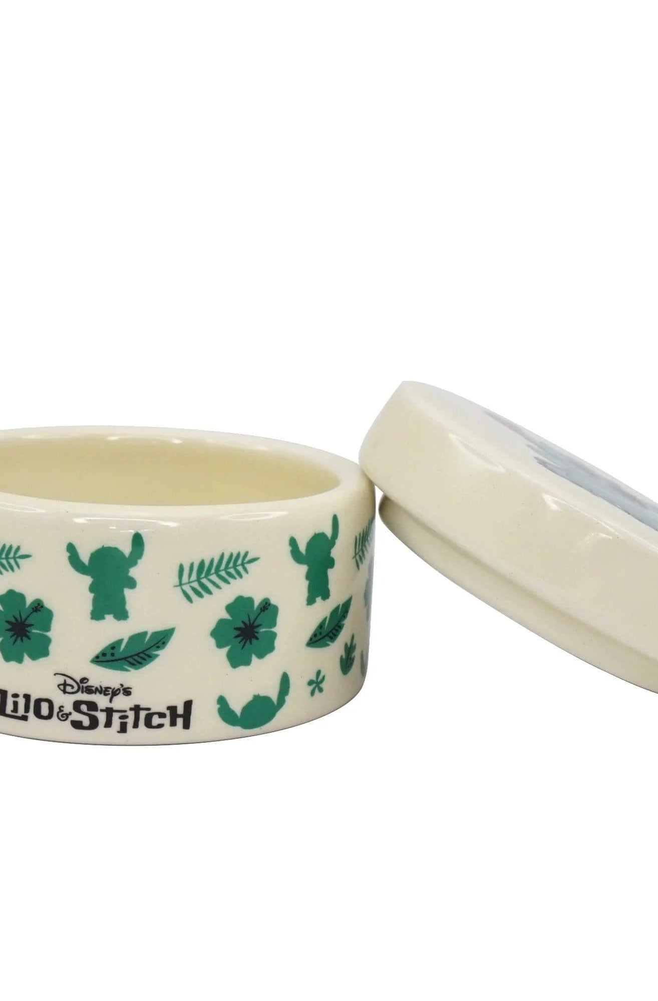 Disney Lilo & Stitch Ceramic Round Box Jewellery Box by Half Moon Bay as seen on celebrities