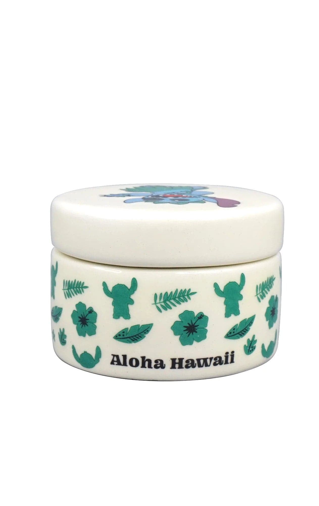 Shop Half Moon Bay Disney Lilo & Stitch Ceramic Round Box Jewellery Box for women – premium loungewear and festival fashion at Spoiled Brat