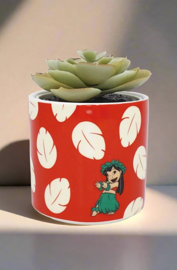 Disney Lilo & Stitch Faux Plant Pot Planter by Half Moon Bay as seen on celebrities