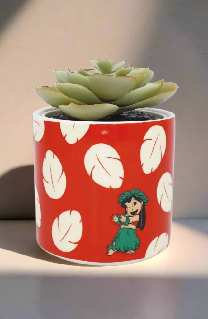 Disney Lilo & Stitch Faux Plant Pot Planter by Half Moon Bay as seen on celebrities
