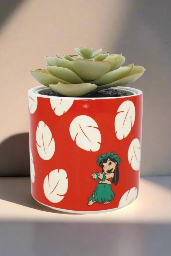 Shop Half Moon Bay Disney Lilo & Stitch Faux Plant Pot Planter for women – premium loungewear and festival fashion at Spoiled Brat