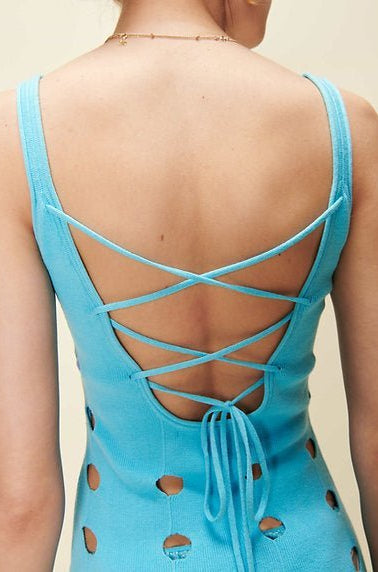 Shop House of Sunny House of Sunny Canopy Knit Midi Dress Midi Dress for women – premium loungewear and festival fashion at Spoiled Brat