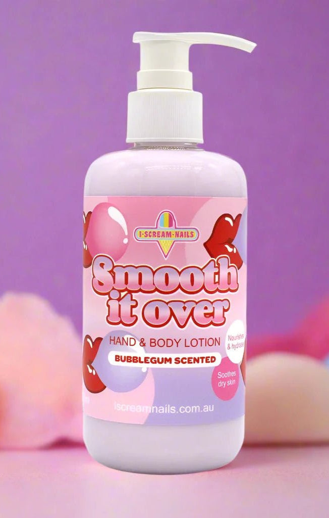 Shop I Scream Nails I Scream Nails Smooth it Over Bubblegum Hand and Body Lotion Body Wash for women – premium loungewear and festival fashion at Spoiled Brat
